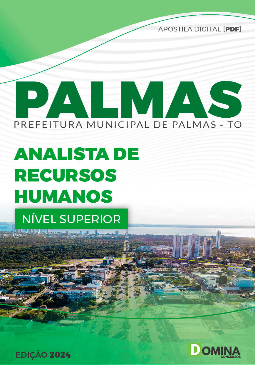 Apostila Pref Palmas TO 2024 Analista de Recursos Humanos