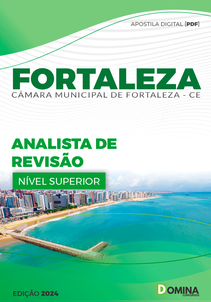 Apostila Câmara Fortaleza CE 2024 Analista de Revisão