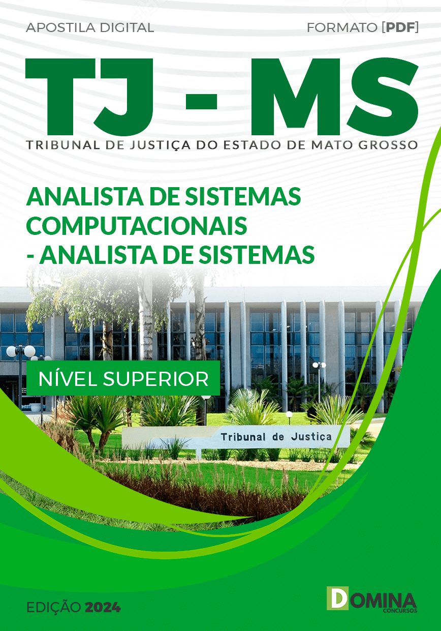 Apostila Concurso TJ MS 2024 Analista Sistema