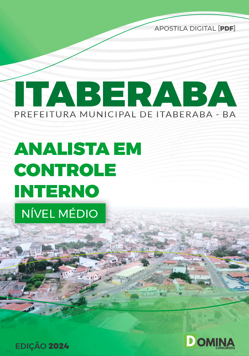 Apostila Pref Itaberaba BA 2024 Analista de Controle Interno