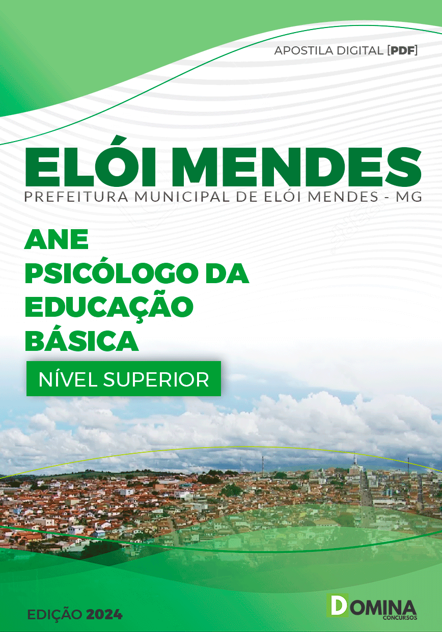 Apostila Pref Elói Mendes MG 2024 Psicólogo da Educação