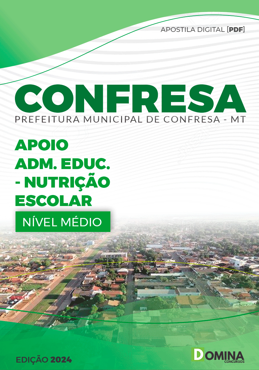 Pref Confresa MT 2024 Apoio Educacional Nutrição Escolar