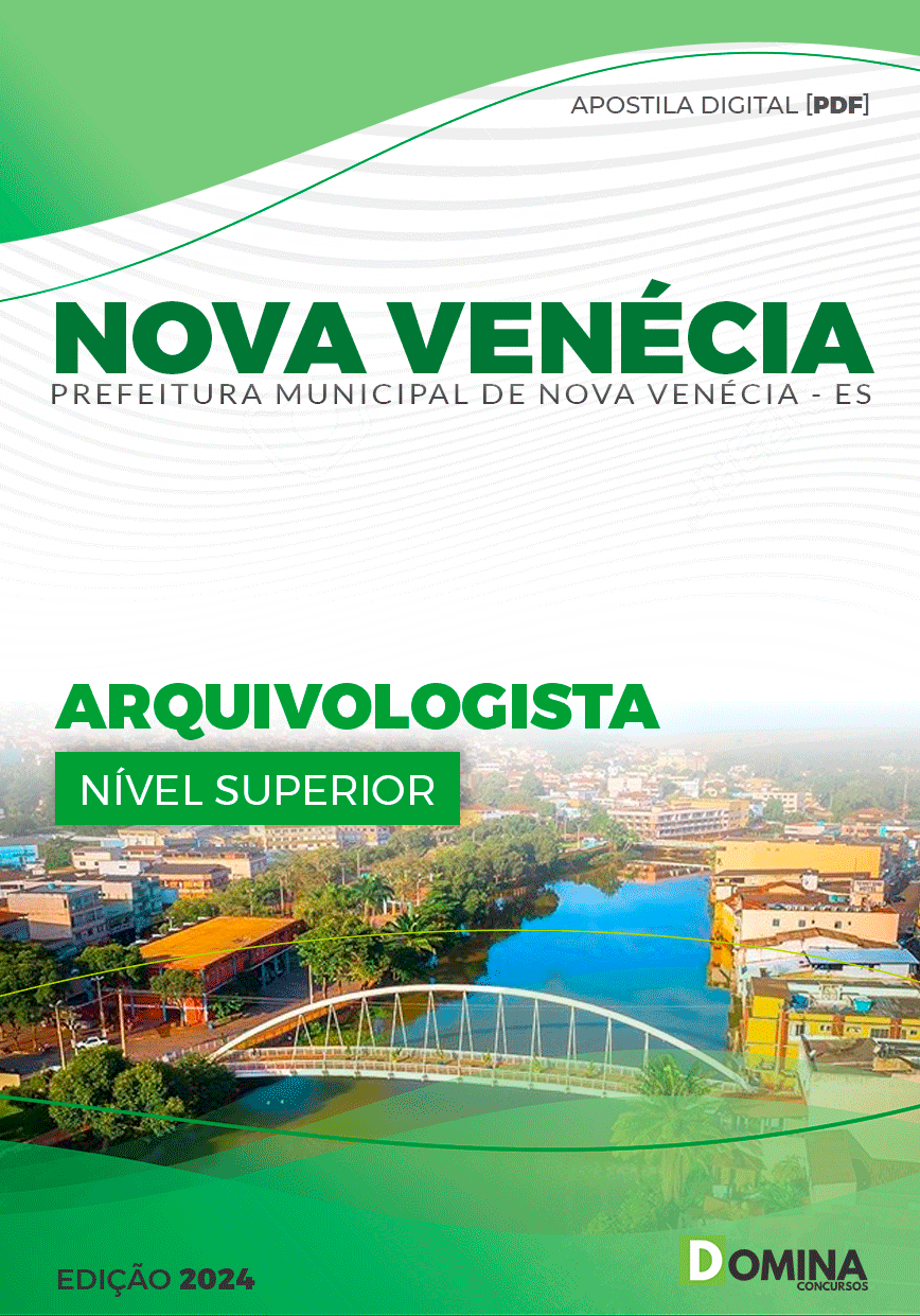 Apostila Pref Nova Venécia ES 2024 Arquivologista