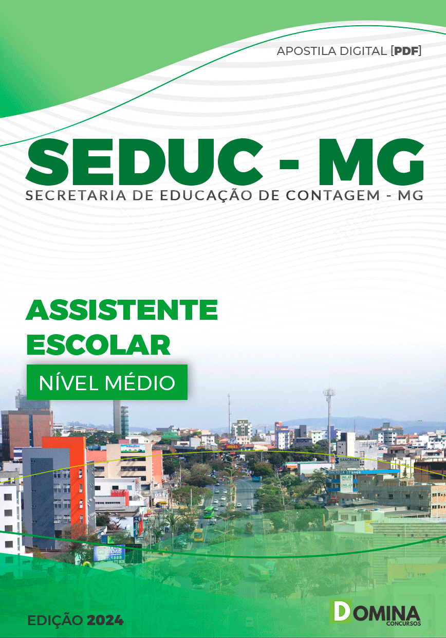 Apostila Pref Contagem MG 2024 Assistente Escolar
