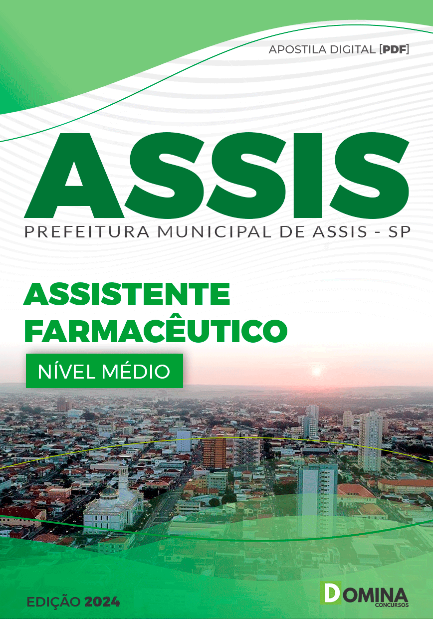 Apostila Concurso Pref Assis SP 2024 Assistente Farmacêutico