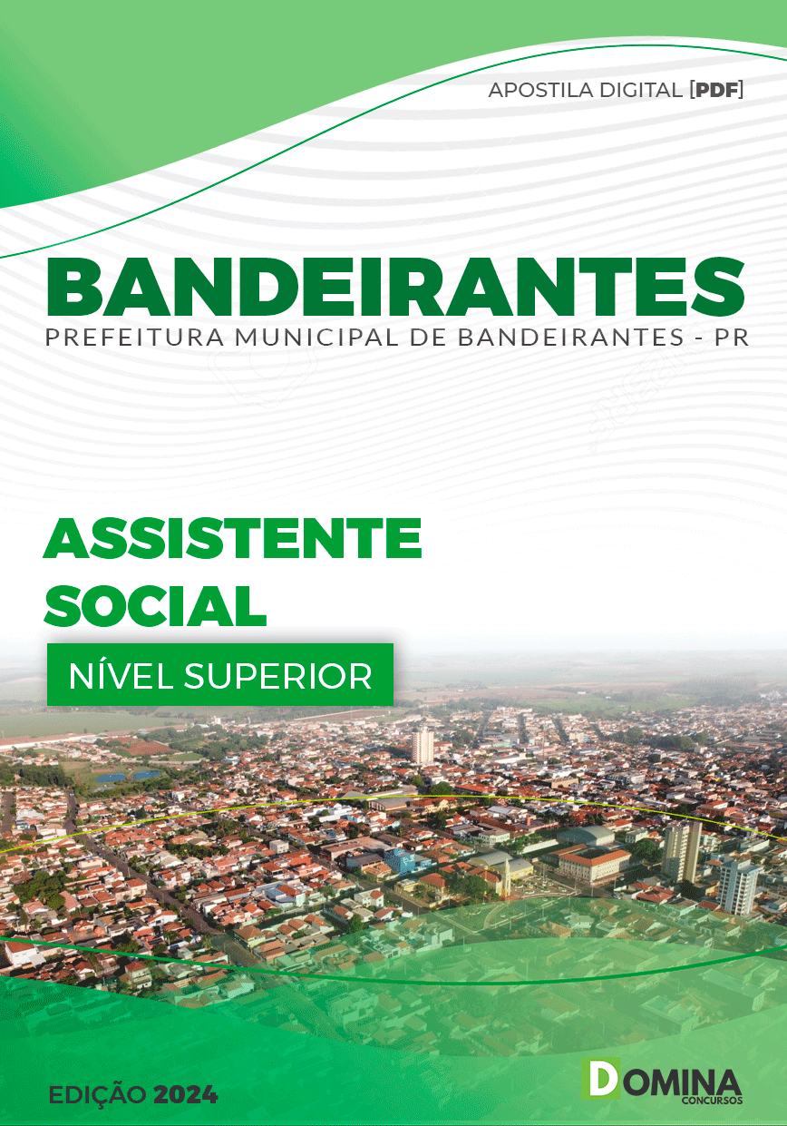 Apostila Pref Bandeirantes PR 2024 Assistente Social