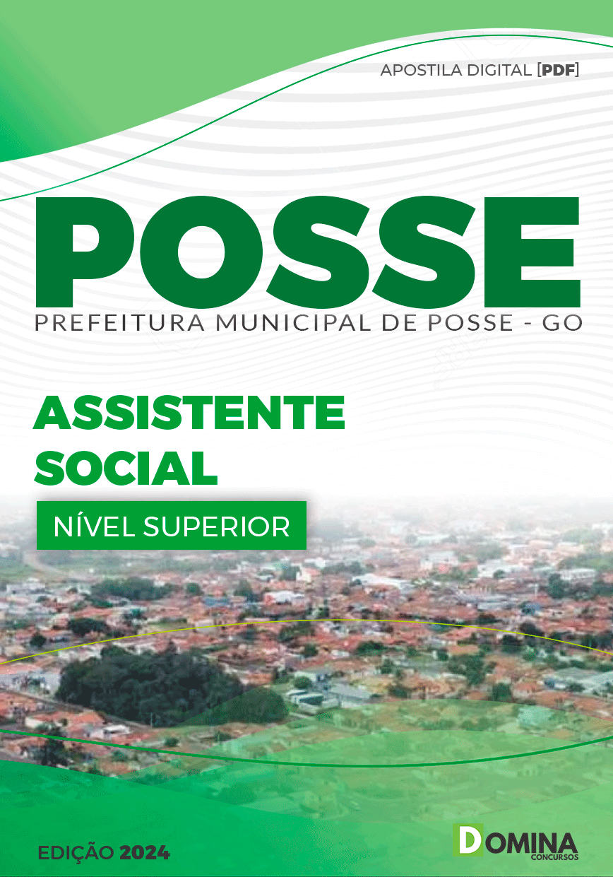 Apostila Pref Posse GO 2024 Assistente Social