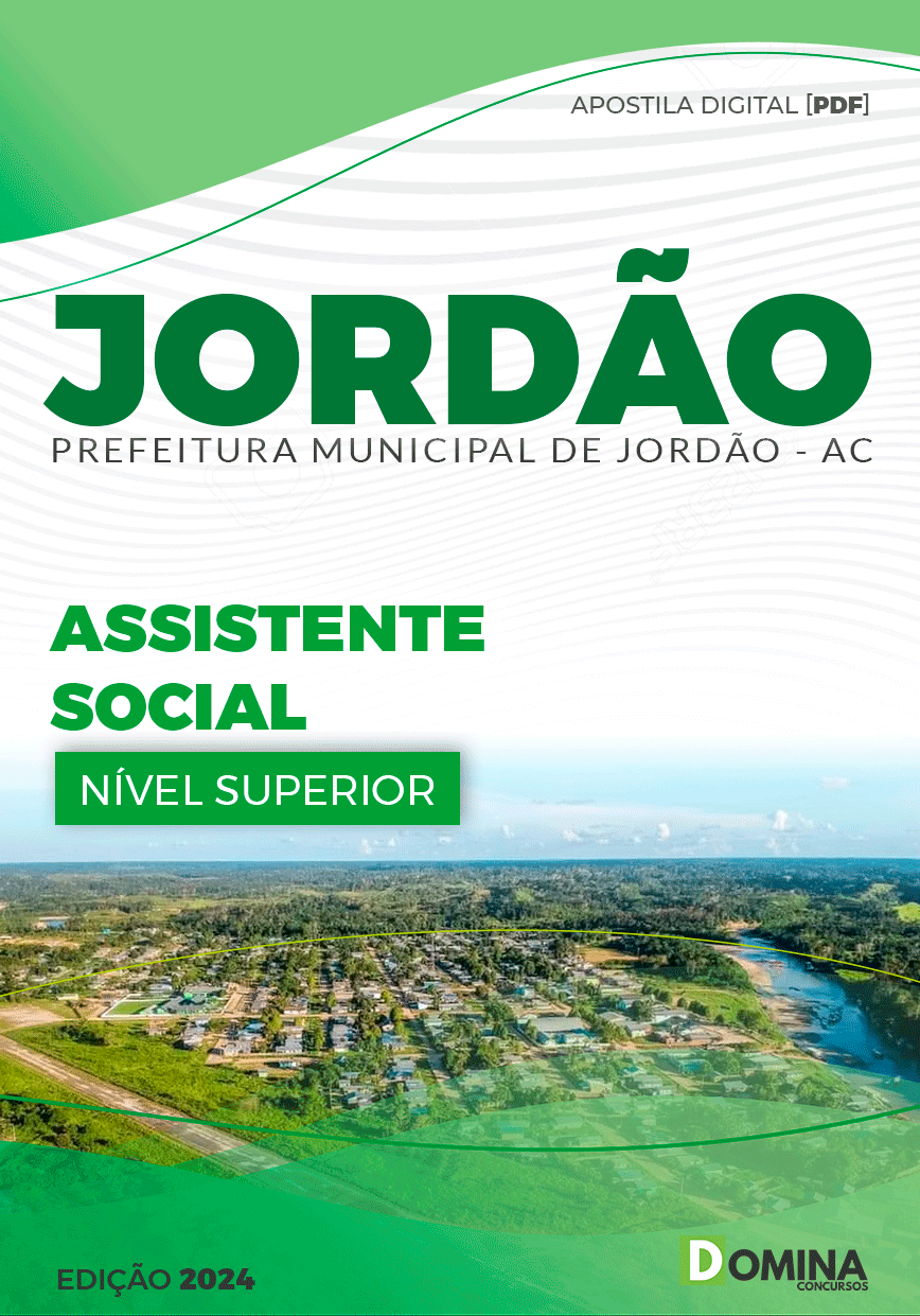 Apostila Pref Jordão AC 2024 Assistente Social