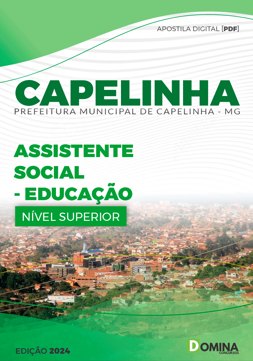 Apostila Pref Capelinha MG 2024 Assistente Social Saúde