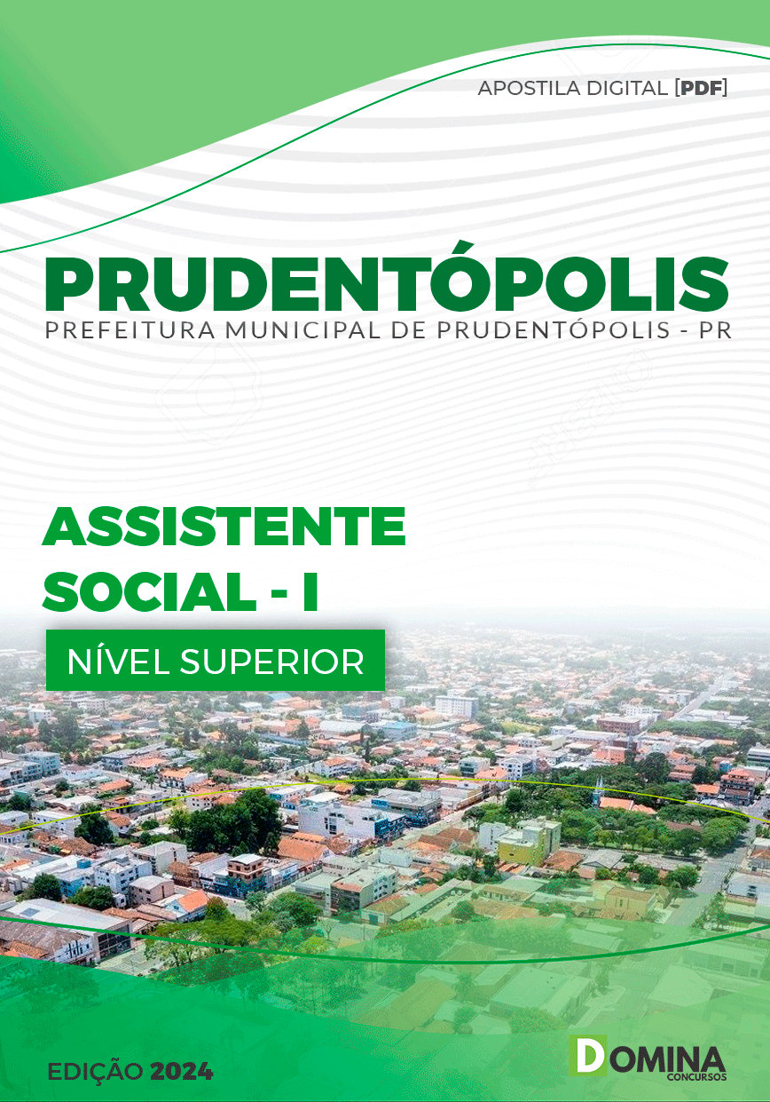 Apostila Pref Prudentópolis PR 2024 Assistente Social I
