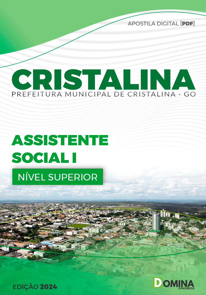 Apostila Pref Cristalina GO 2024 Assistente Social I