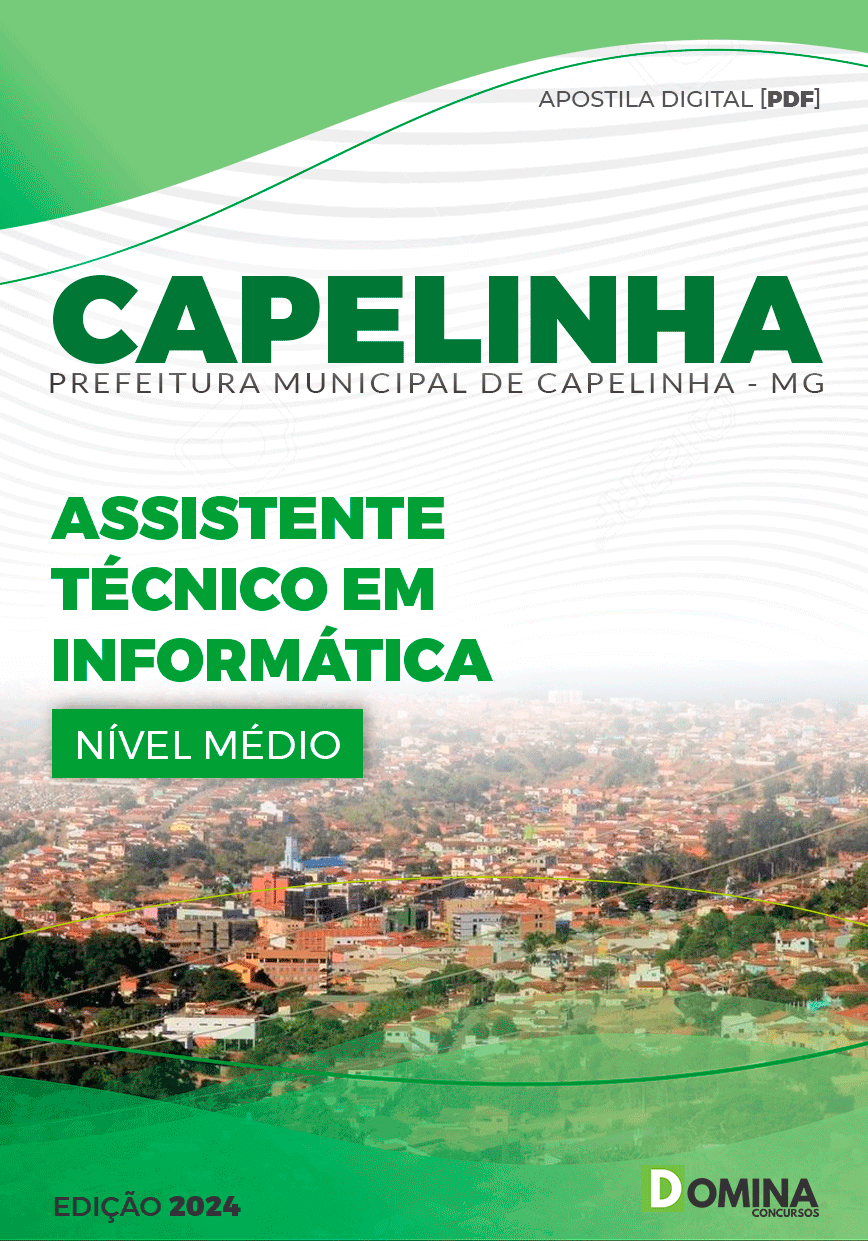 Apostila Pref Capelinha MG 2024 Técnico Informática