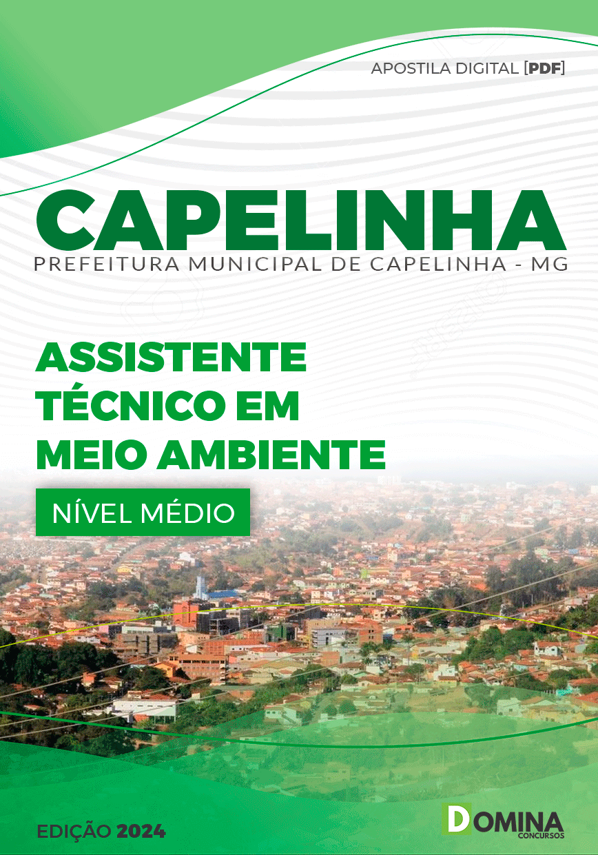 Apostila Pref Capelinha MG 2024 TMN Técnico Meio Ambiente