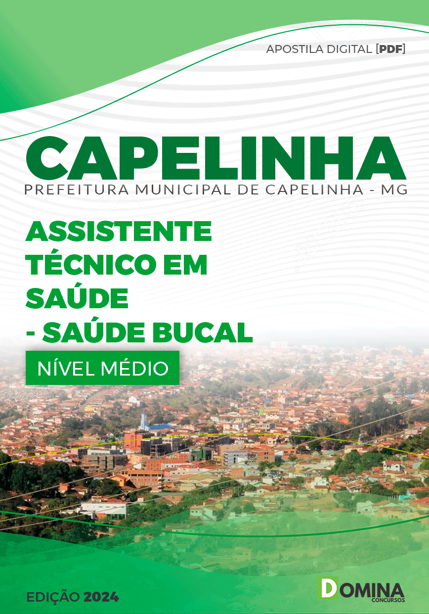 Apostila Pref Capelinha MG 2024 Técnico Saúde Bucal