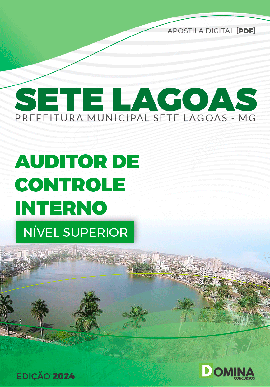 Apostila Pref Sete Lagoas MG 2024 Auditor Controle Interno