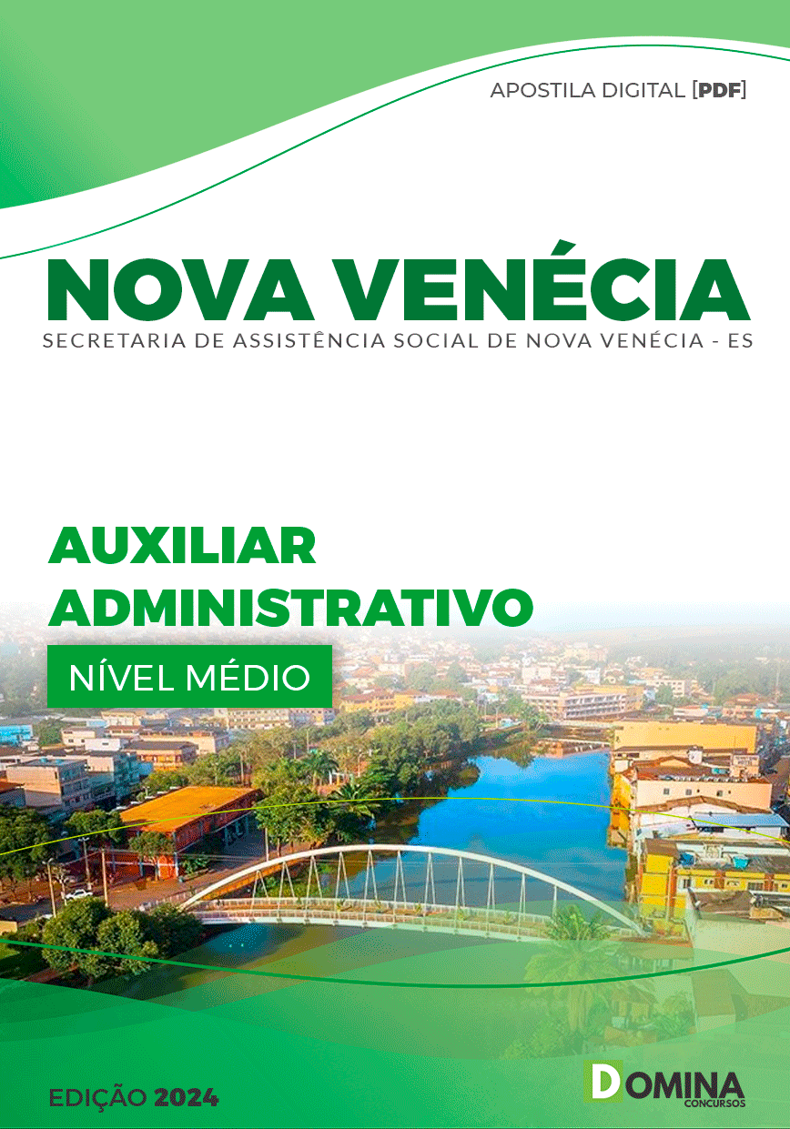 Apostila SAS Nova Venécia ES 2024 Auxiliar Administrativo