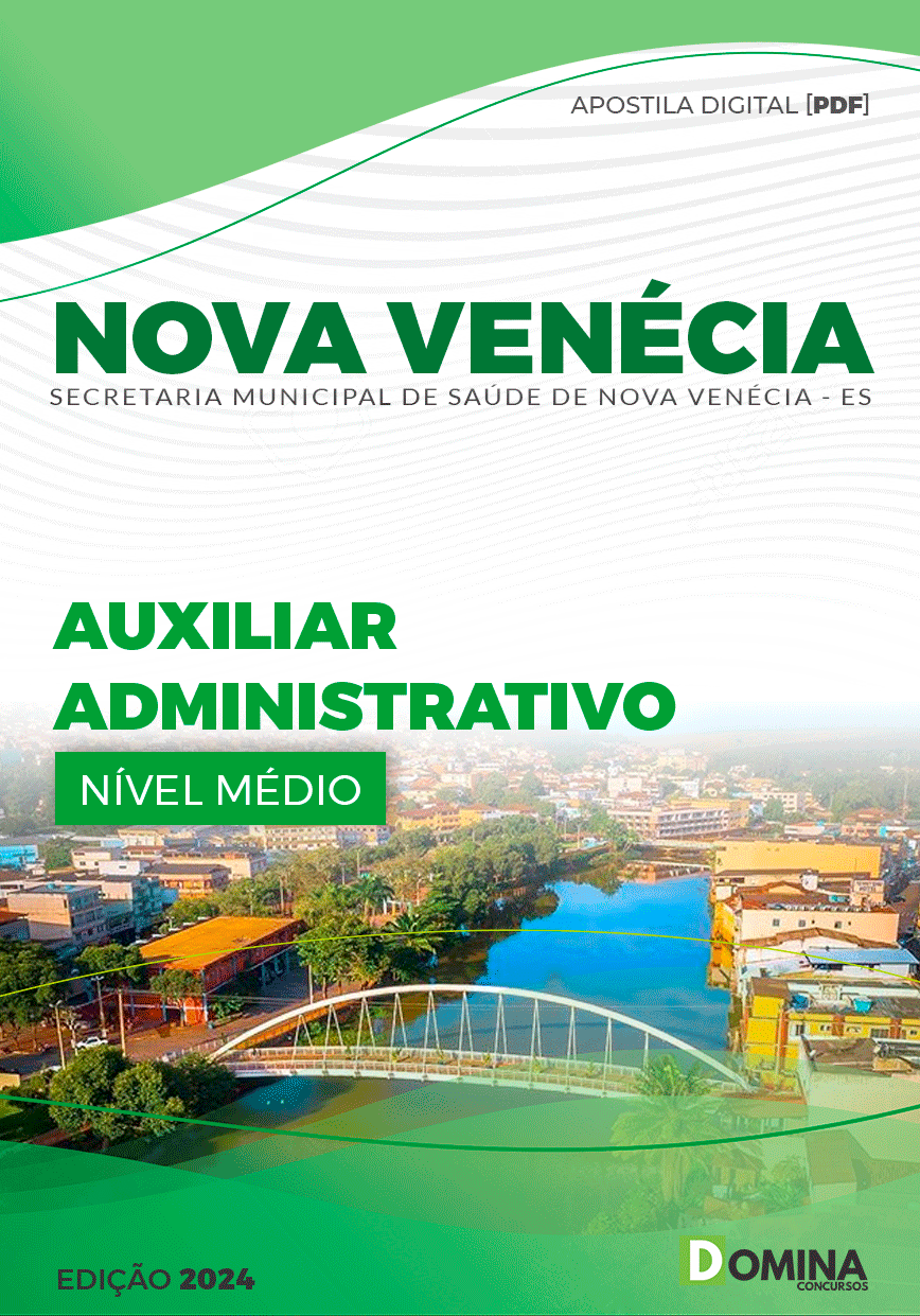Apostila SMS Nova Venécia ES 2024 Auxiliar Administrativo