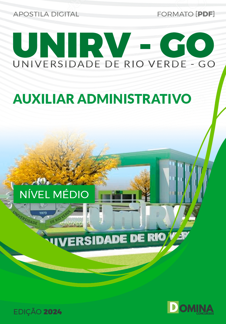 Apostila UniRV GO 2024 Auxiliar Administrativo