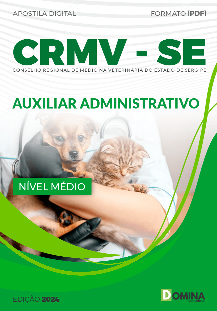 Apostila CRMV SE 2024 Auxiliar Administrativo