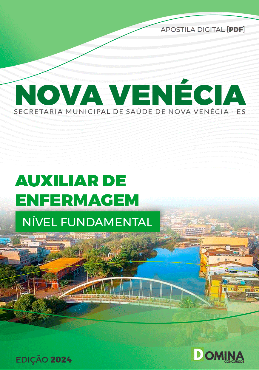 Apostila SMS Nova Venécia ES 2024 Auxiliar de Enfermagem