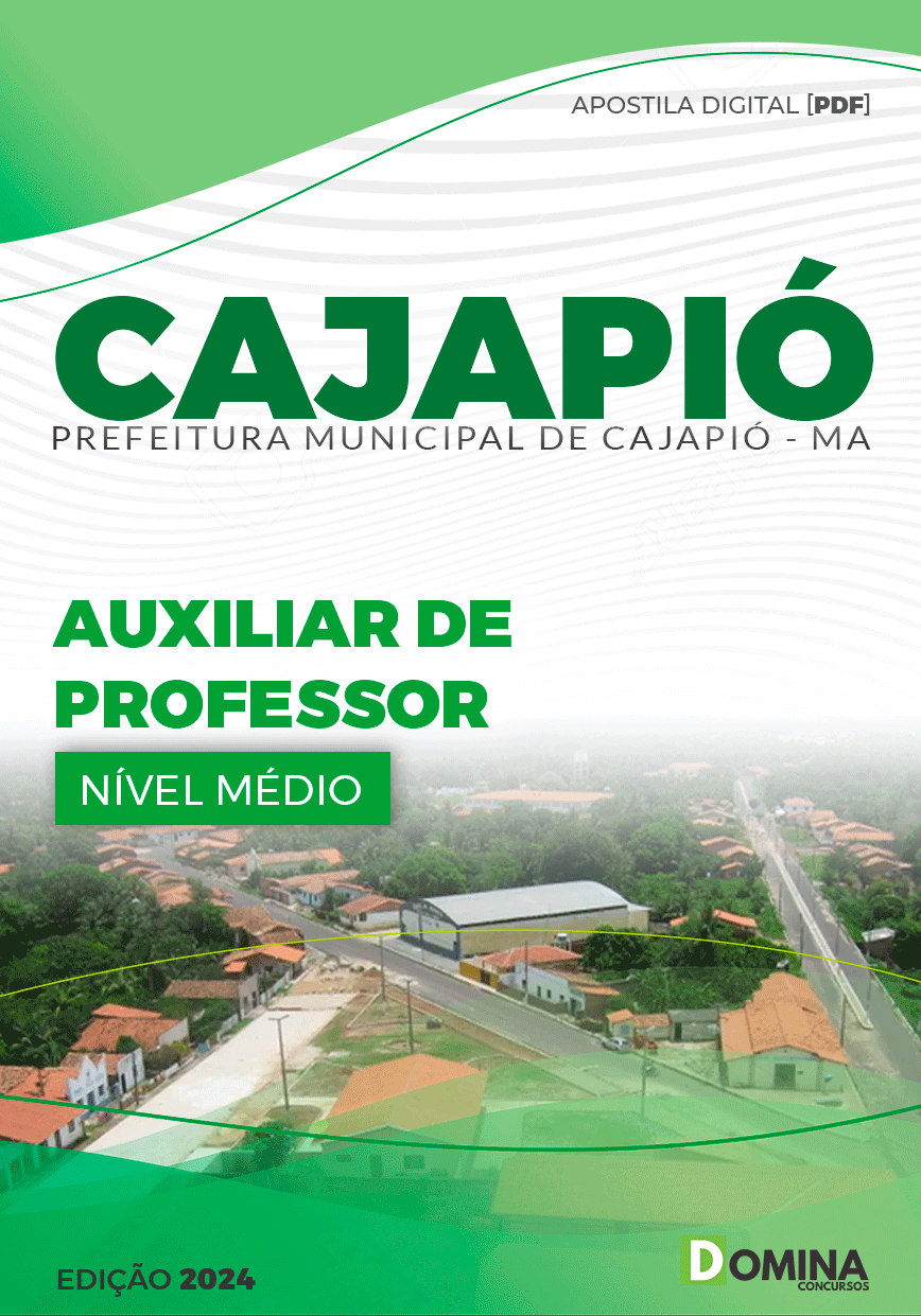 Apostila Pref Cajapió MA 2024 Auxiliar Professor