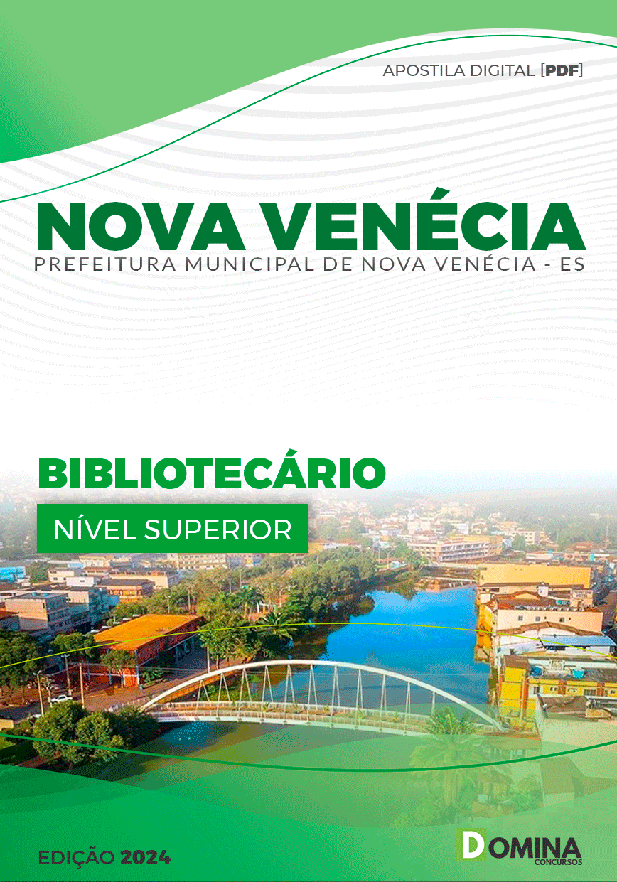 Apostila Pref Nova Venécia ES 2024 Bibliotecário