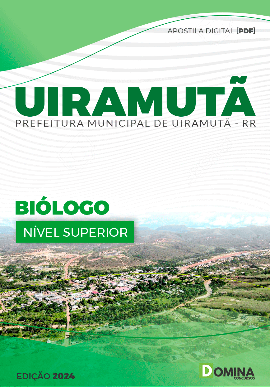 Apostila Pref Uiramutã RR 2024 Biólogo