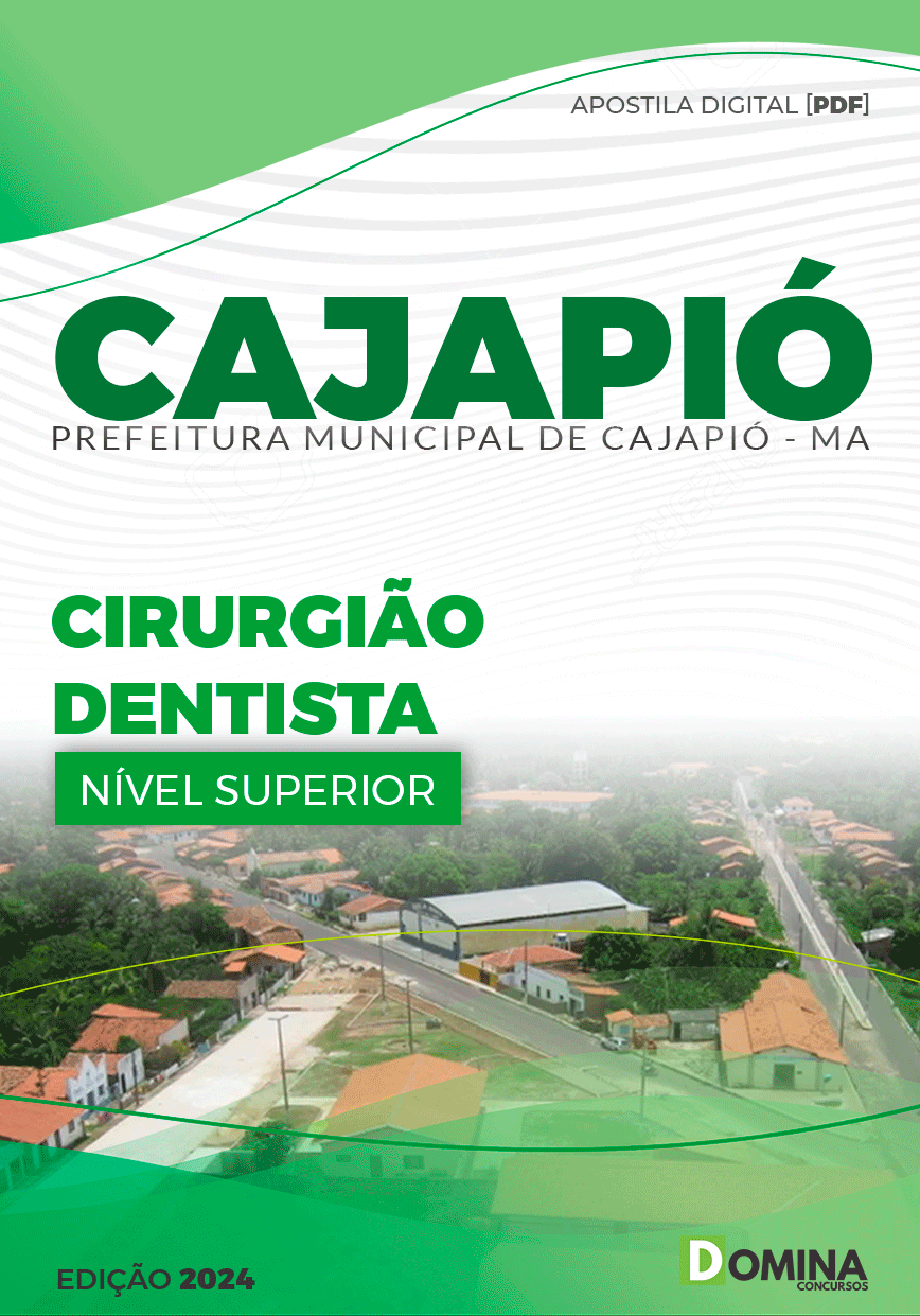 Apostila Pref Cajapió MA 2024 Cirurgião Dentista