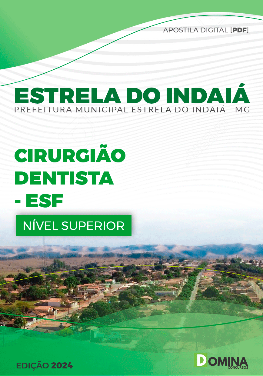 Apostila Pref Estrela do Indaiá MG 2024 Cirurgião Dentista ESF