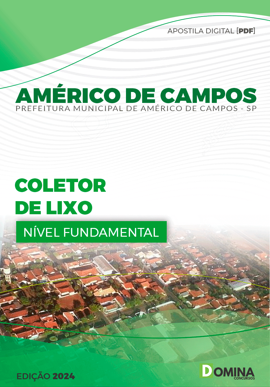 Pref Américo de Campos SP 2024 Coletor de Lixo