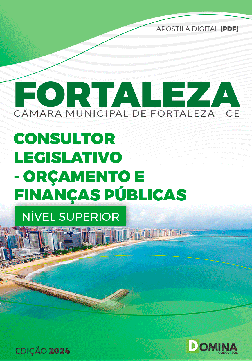 Câmara Fortaleza CE 2024 Consultor Leg Orçamento e Finanças