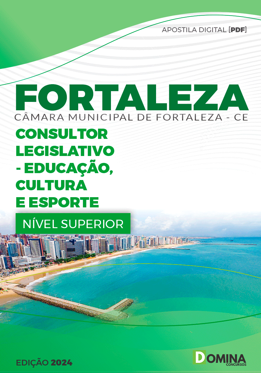 Câmara Fortaleza CE 2024 Consultor Leg Educação Cultura