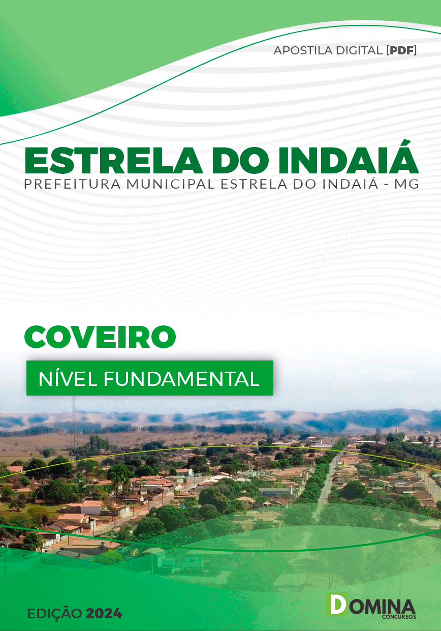 Apostila Pref Estrela do Indaiá MG 2024 Coveiro