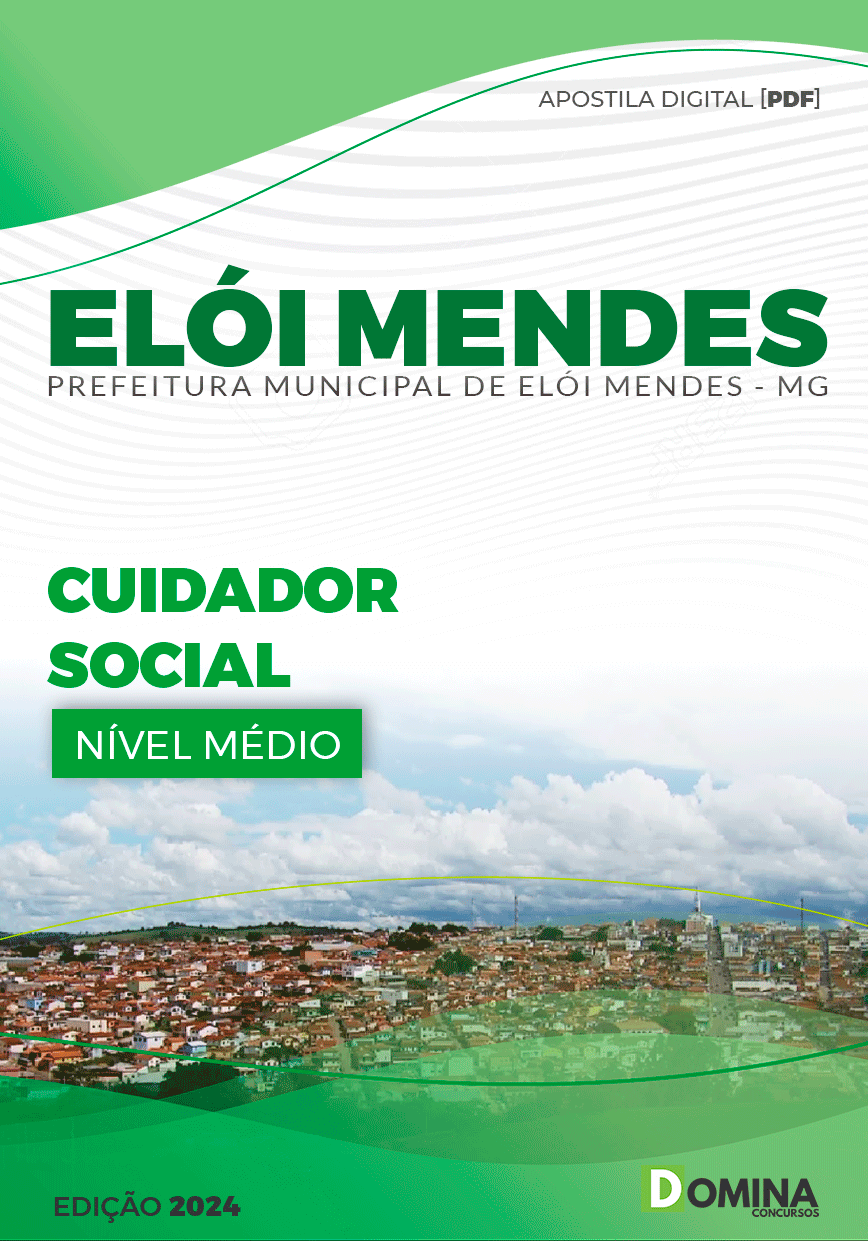 Apostila Pref Elói Mendes MG 2024 Cuidador Social