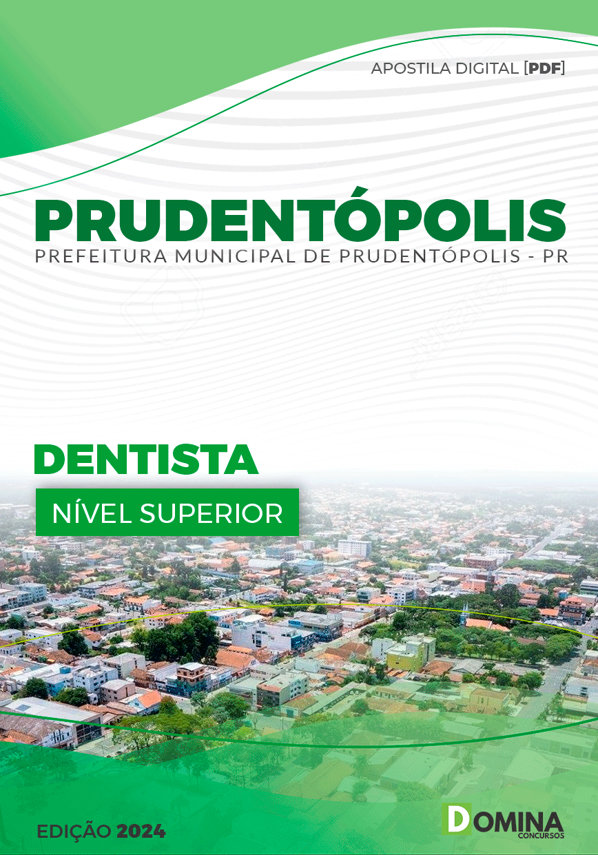 Apostila Pref Prudentópolis PR 2024 Dentista