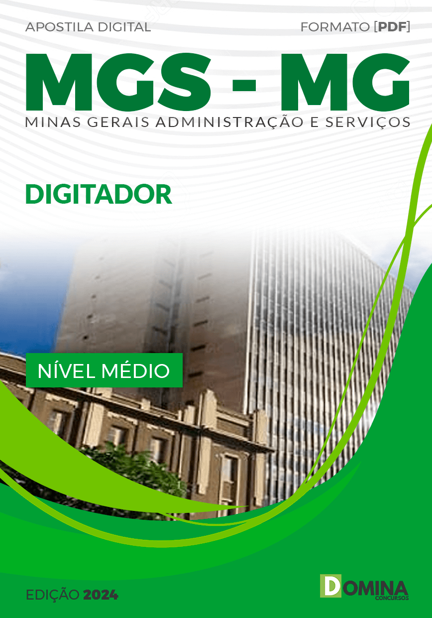 Apostila Concurso MGS MG 2024 Digitador