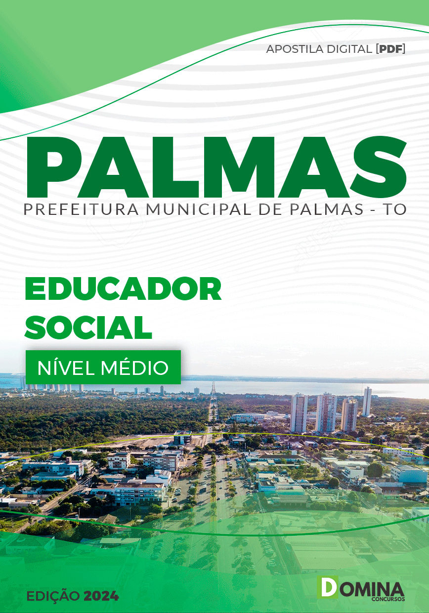 Apostila Pref Palmas TO 2024 Educador Social