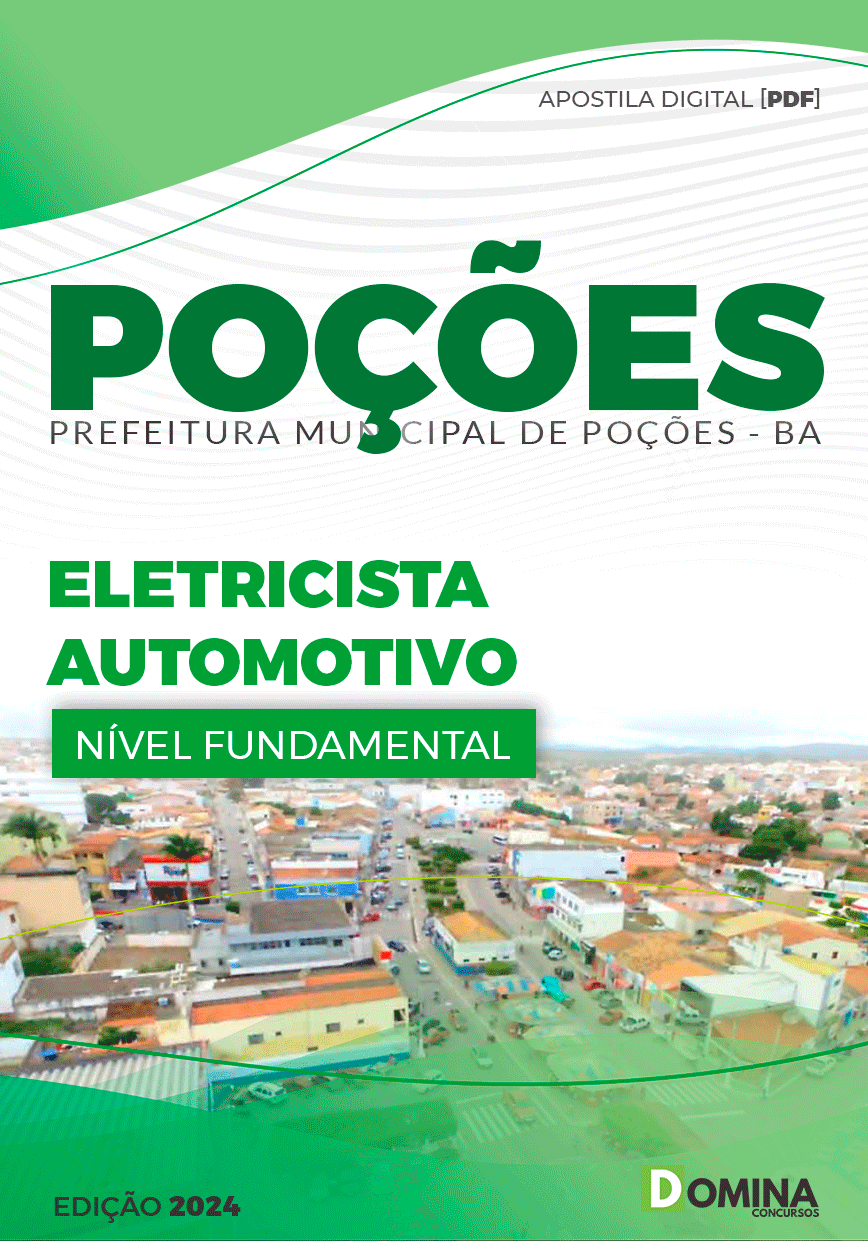 Apostila Pref Poções BA 2024 Eletricista Automotivo