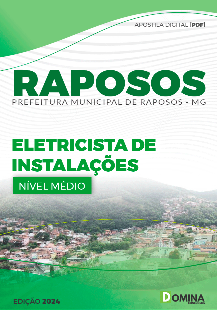Apostila Pref Raposos MG 2024 Eletricista Instalações