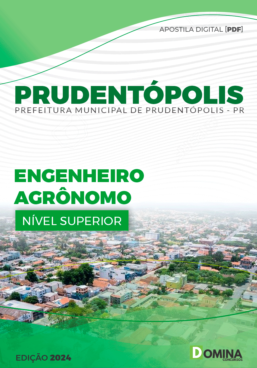 Apostila Pref Prudentópolis PR 2024 Engenheiro Agrônomo