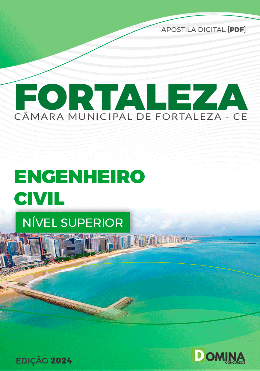 Apostila Câmara Fortaleza CE 2024 Engenheiro Civil