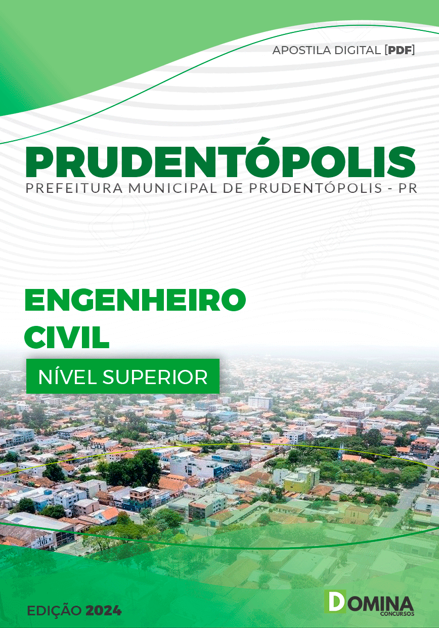 Apostila Pref Prudentópolis PR 2024 Engenheiro Civil