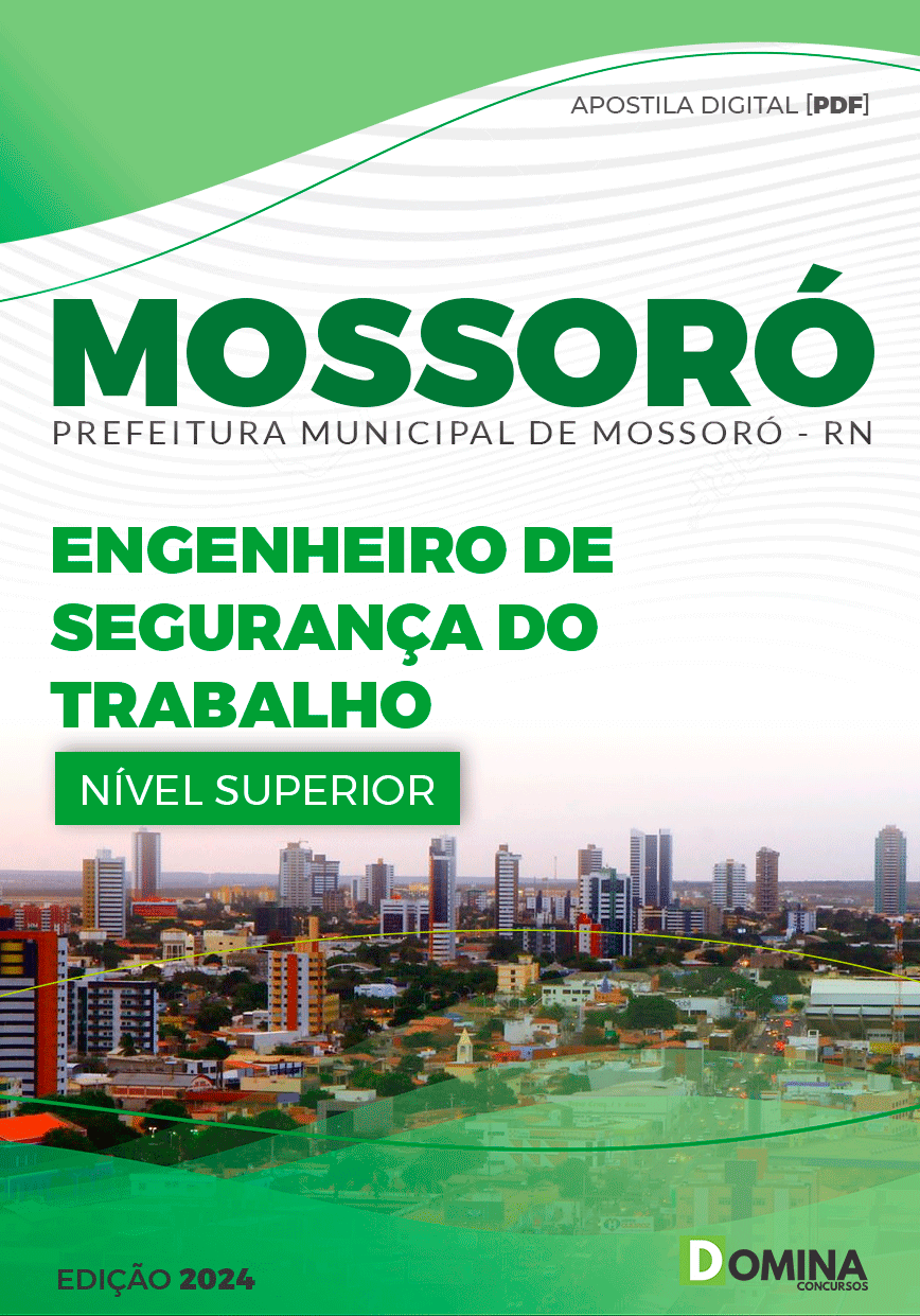 Apostila Pref Mossoró RN 2024 Engenheiro Segurança Trabalho