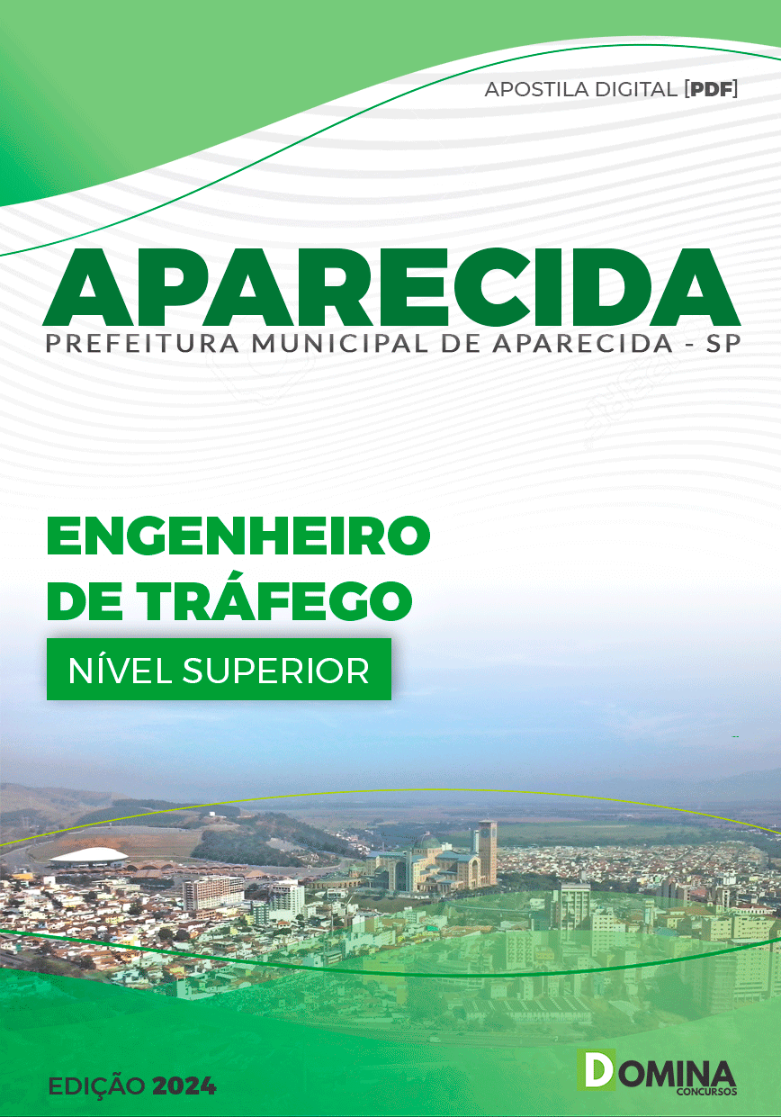 Apostila Pref Aparecida SP 2024 Engenheiro de Tráfego