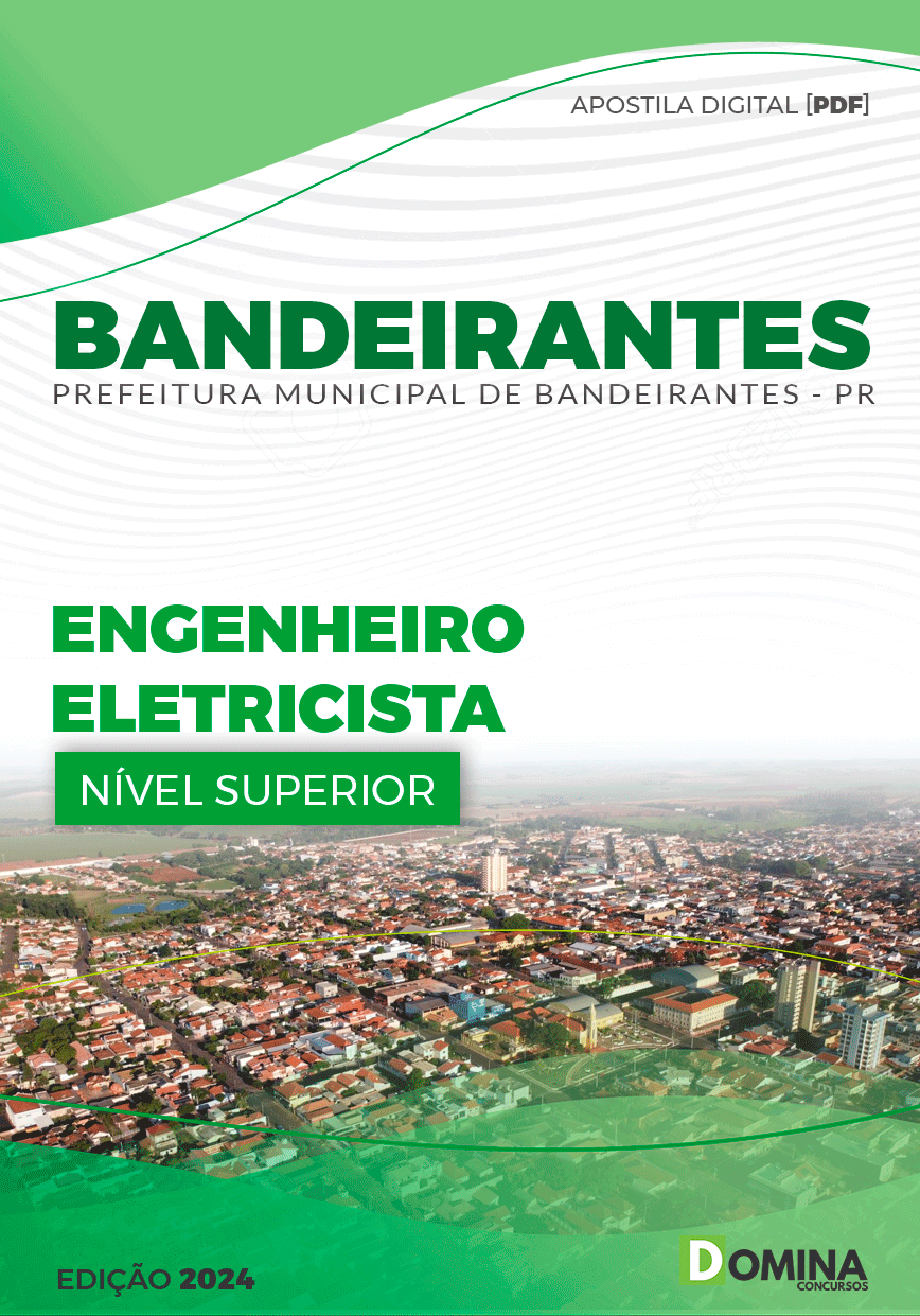 Apostila Pref Bandeirantes PR 2024 Engenheiro Eletricista
