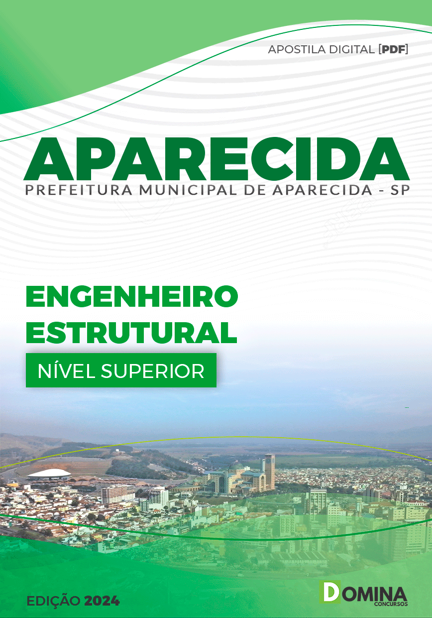 Apostila Pref Aparecida SP 2024 Engenheiro Estrutural