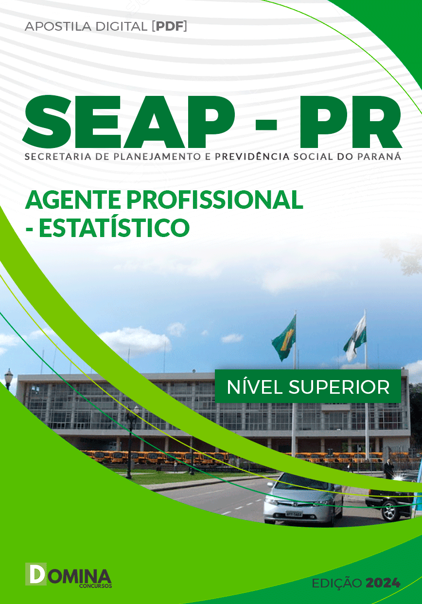 Apostila Concurso SEAP PR 2024 Estatístico
