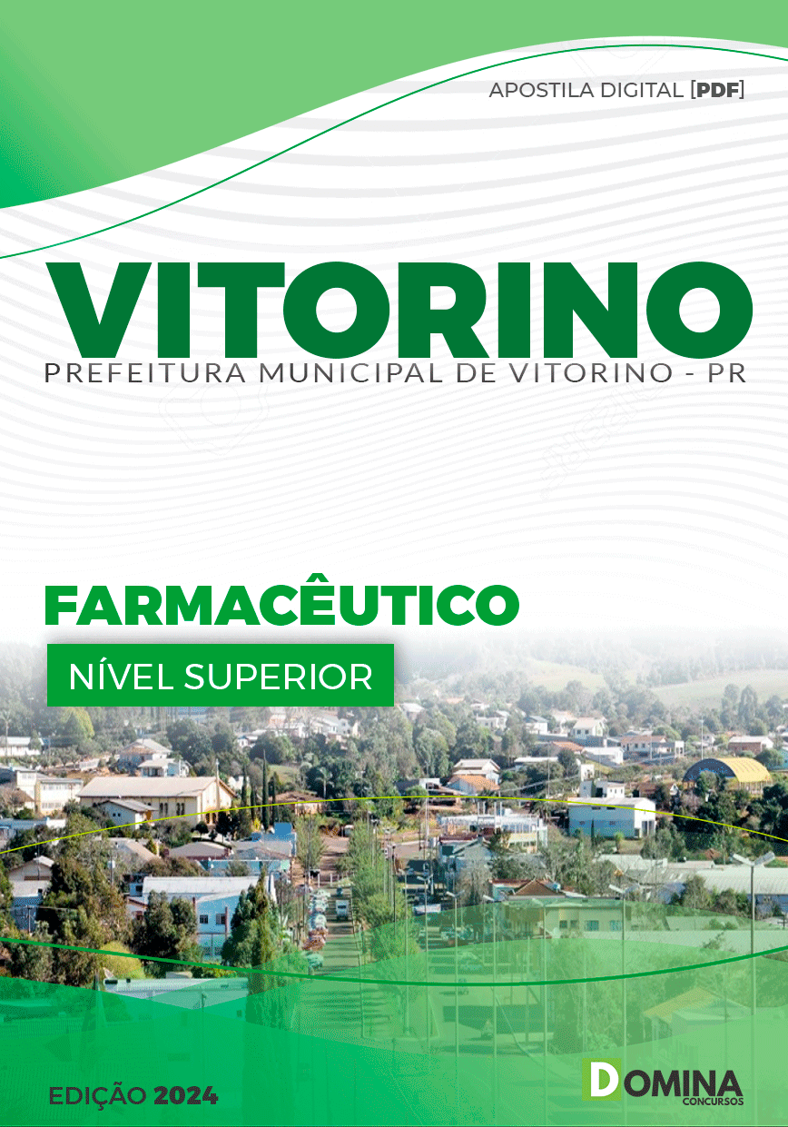 Apostila Pref Vitorino PR 2024 Farmacêutico