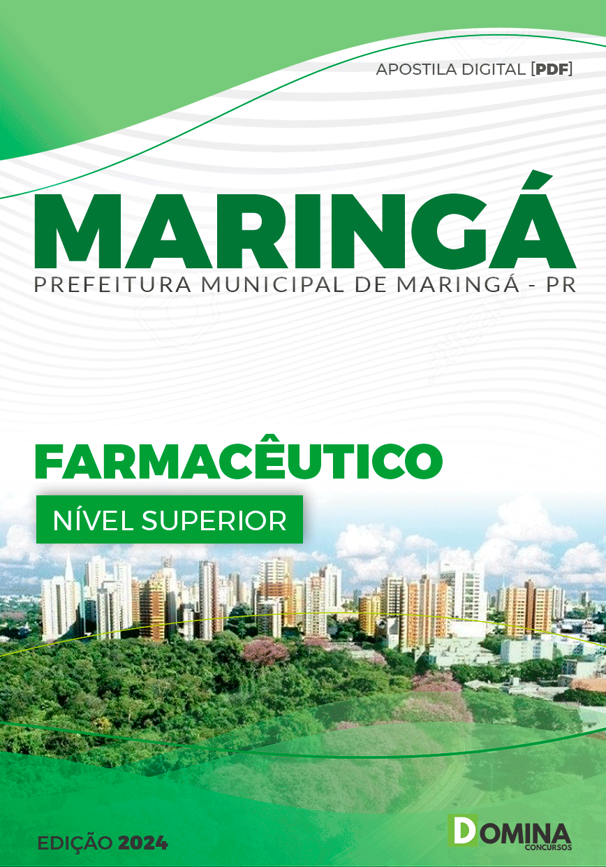 Apostila Pref Maringá PR 2024 Farmacêutico