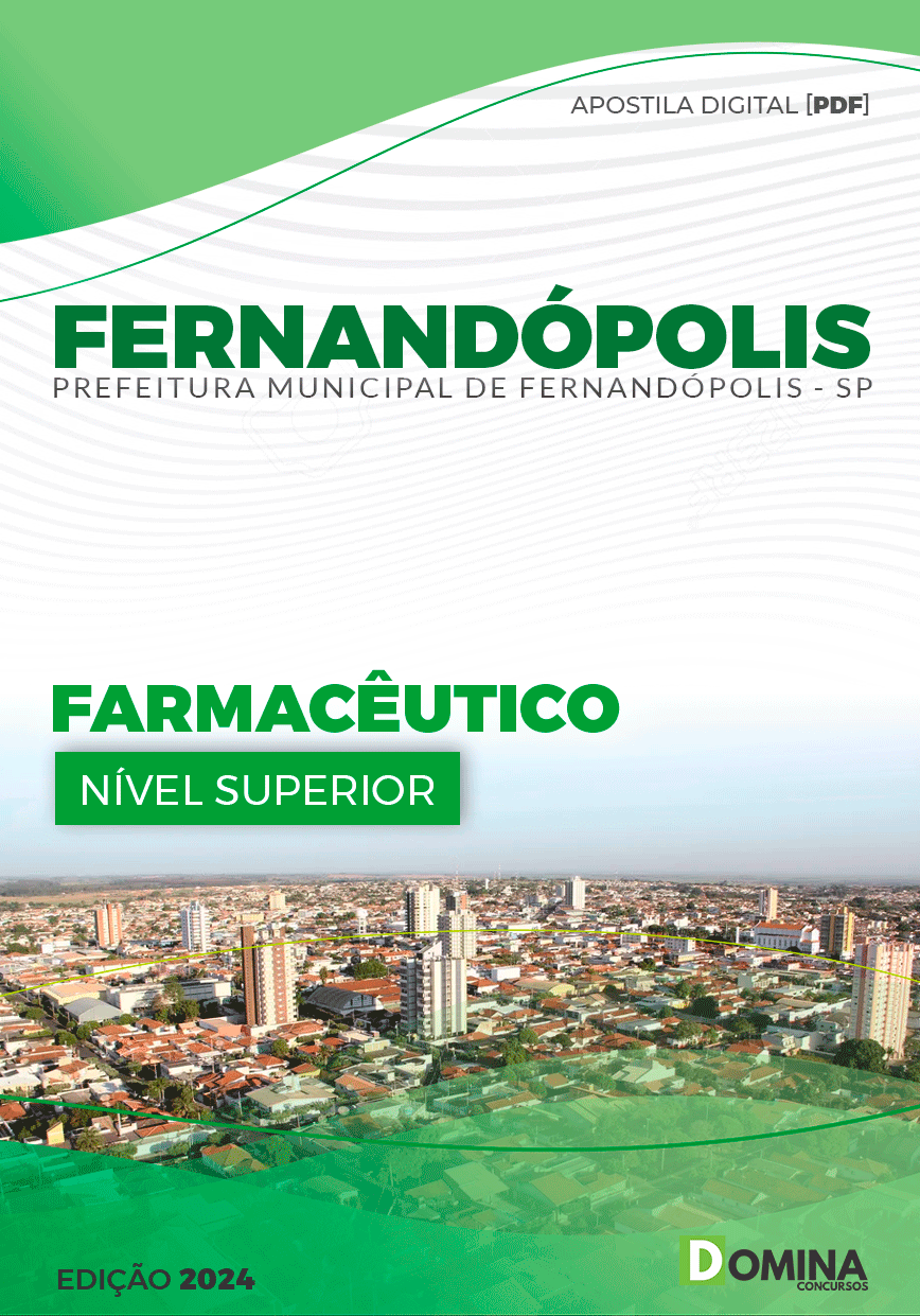 Apostila Pref Fernandópolis SP 2024 Farmacêutico
